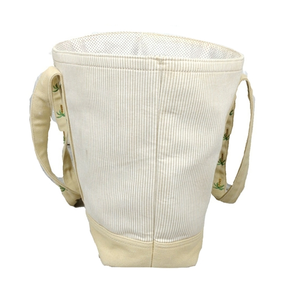 Bracing Canvas Large Tote Embroidered Palm Trees - Picture 4 of 7